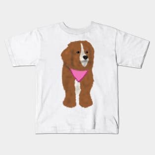 Brown dog Kids T-Shirt